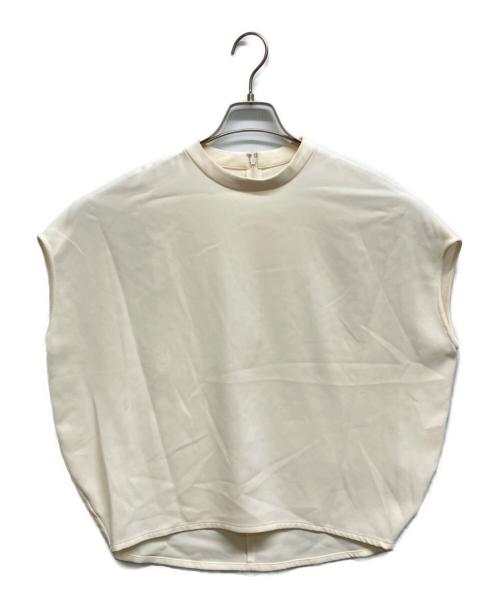 SOEJU（ソージュ）SOEJU (ソージュ) スタンドカラーコクーンブラウス ホワイト サイズ:Mの古着・服飾アイテム