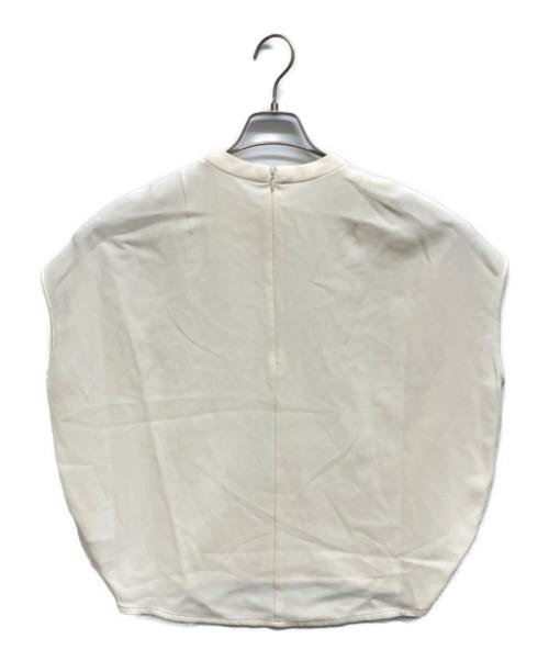 SOEJU（ソージュ）SOEJU (ソージュ) スタンドカラーコクーンブラウス ホワイト サイズ:Mの古着・服飾アイテム
