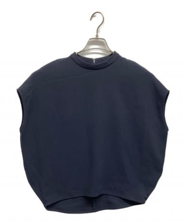 美品SOÉJU ショートスリーブコーンブラウス M 紺ネイビー 日本製 中古・古着通販】SOEJU (ソージュ) ショートスリーブコクーンブラウス