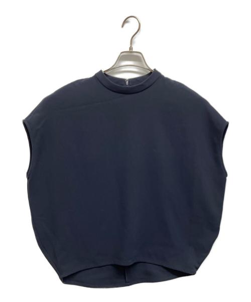 SOEJU（ソージュ）SOEJU (ソージュ) ショートスリーブコクーンブラウス ネイビー サイズ:Mの古着・服飾アイテム