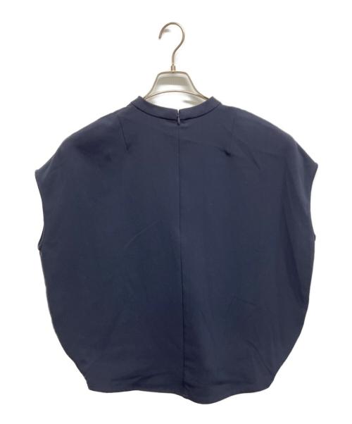 SOEJU（ソージュ）SOEJU (ソージュ) ショートスリーブコクーンブラウス ネイビー サイズ:Mの古着・服飾アイテム