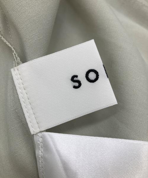 SOEJU（ソージュ）SOEJU (ソージュ) ライトリネン混ジャケット グリーン サイズ:Mの古着・服飾アイテム