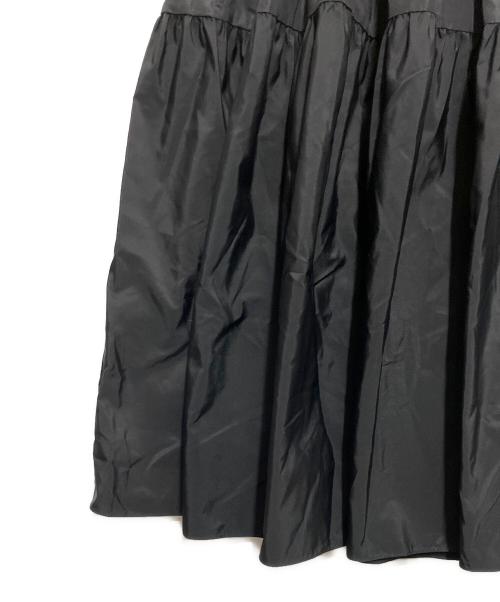 STELLA McCARTNEY（ステラマッカートニー）STELLA McCARTNEY (ステラマッカートニー) シルク混ティアードスカート ブラック サイズ:42の古着・服飾アイテム