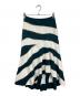 CEDRIC CHARLIER（セドリック シャルリエ）の古着「スカート」｜グリーン×ホワイト