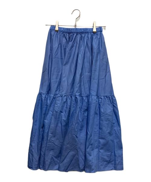 STELLA McCARTNEY（ステラマッカートニー）STELLA McCARTNEY (ステラマッカートニー) ティアードスカート ブルー サイズ:42の古着・服飾アイテム