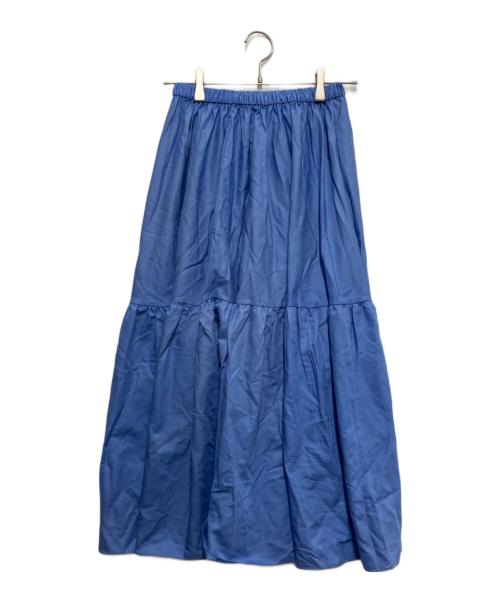 STELLA McCARTNEY（ステラマッカートニー）STELLA McCARTNEY (ステラマッカートニー) ティアードスカート ブルー サイズ:42の古着・服飾アイテム