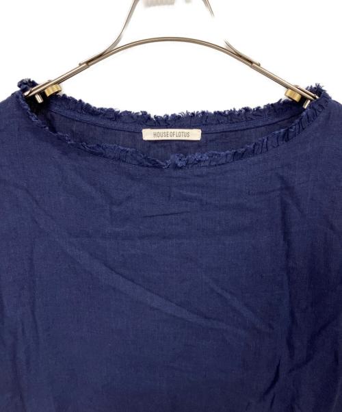 house of lotus（ハウスオブロータス）house of lotus (ハウスオブロータス) リネロングワンピース ネイビー サイズ:Mの古着・服飾アイテム