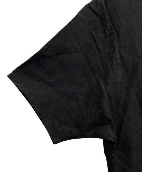 Humoresque（ユーモレスク）Humoresque (ユーモレスク) リネンコットンVネックワンピース ブラック サイズ:36の古着・服飾アイテム