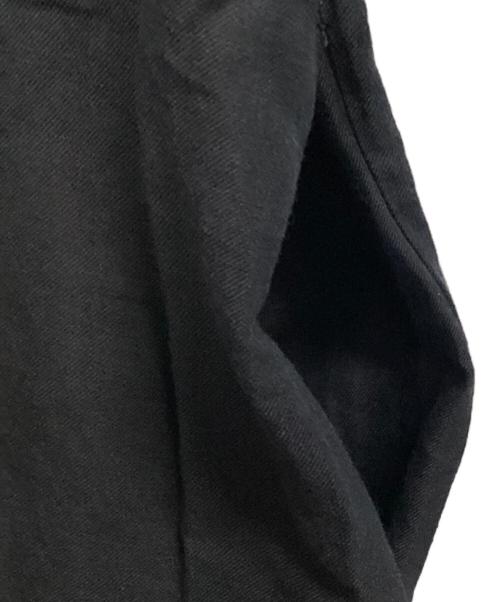 Humoresque（ユーモレスク）Humoresque (ユーモレスク) リネンコットンVネックワンピース ブラック サイズ:36の古着・服飾アイテム