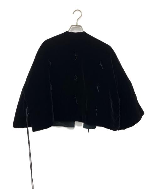 TOWAVASE（トワヴァーズ）TOWAVASE (トワヴァーズ) ベルベットジャケット ブラック サイズ:FREEの古着・服飾アイテム