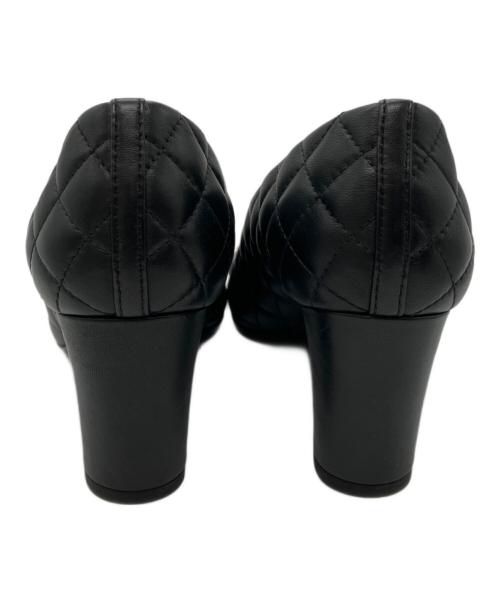 CHANEL（シャネル）CHANEL (シャネル) ココマーク マトラッセ パンプス ブラック サイズ:37の古着・服飾アイテム