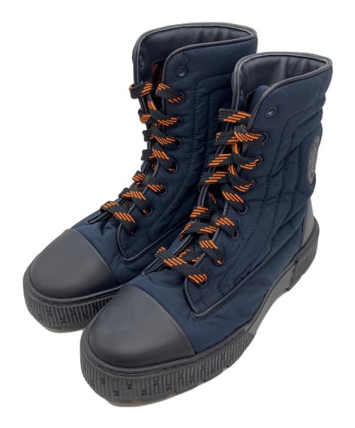 HERMES（エルメス）HERMES (エルメス) ブーツ ネイビー サイズ:36.5の古着・服飾アイテム