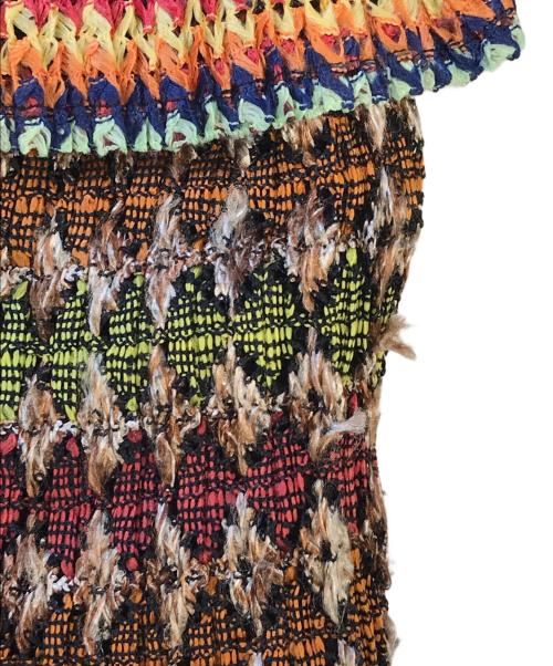 VIVIENNE TAM（ヴィヴィアンタム）VIVIENNE TAM (ヴィヴィアンタム) ストライプスカート マルチカラー サイズ:38の古着・服飾アイテム