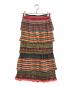VIVIENNE TAM (ヴィヴィアンタム) ストライプスカート マルチカラー サイズ:38：13000円