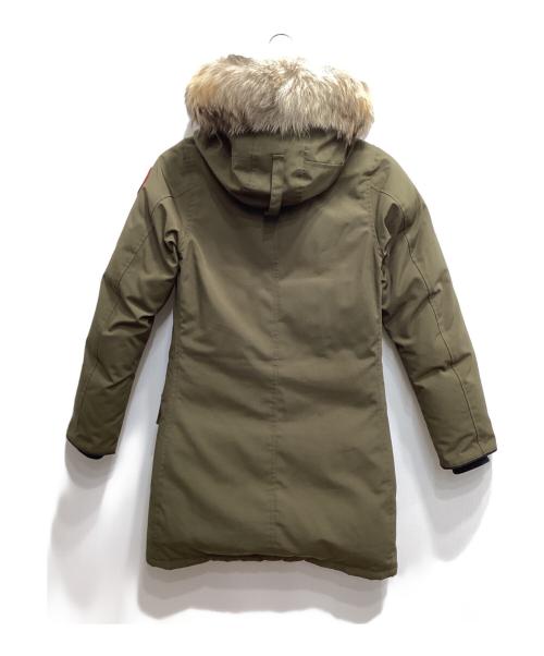 CANADA GOOSE（カナダグース）CANADA GOOSE (カナダグース) BRONTE PARKA カーキ サイズ:Sの古着・服飾アイテム
