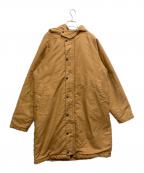 F.O.B FACTORYエフオービー ファクトリー）の古着「モールスキン フードコート」｜ブラウン