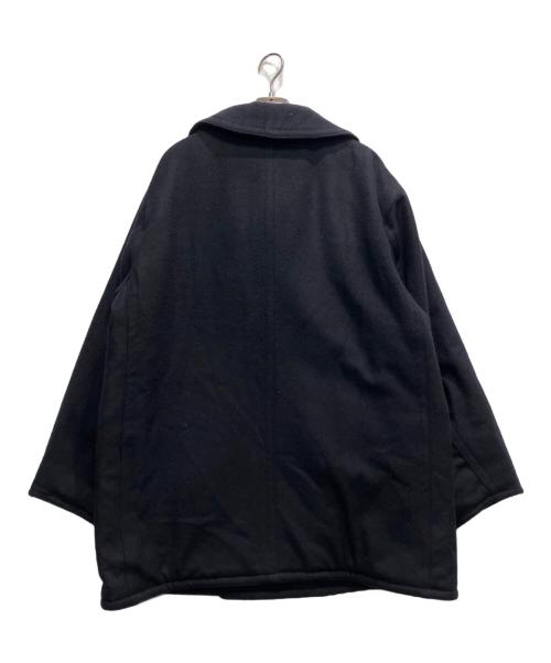 slow tempo（スローテンポ）slow tempo (スローテンポ) Pコート ネイビー サイズ:Lの古着・服飾アイテム