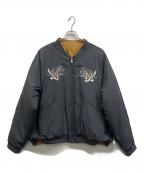 Sugar&Coシュガーアンドコー）の古着「シュガースーベニアジャケット」｜グレー×ブラウン