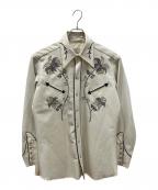 H BAR Cエイチバーシー）の古着「70S ウエスタンシャツ」｜アイボリー