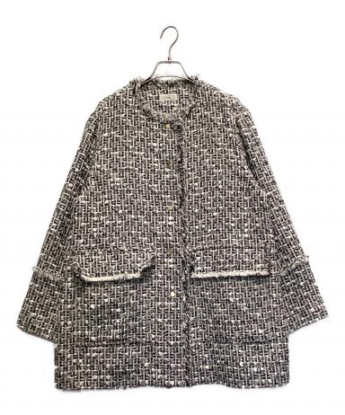中古・古着通販】IENA (イエナ) GIOLICA ツイードジャケット ブラック