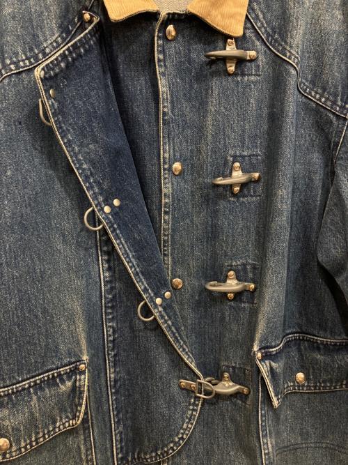 POLO RALPH LAUREN（ポロ・ラルフローレン）POLO RALPH LAUREN (ポロ・ラルフローレン) ファイヤーマンデニムジャケット インディゴ サイズ:Lの古着・服飾アイテム