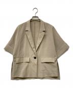 LOUNIEルーニー）の古着「ハーフスリーブジャケット」｜ベージュ