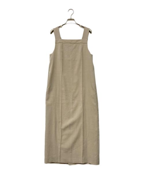 LOUNIE（ルーニー）LOUNIE (ルーニー) ジャンパースカート ベージュ サイズ:36の古着・服飾アイテム
