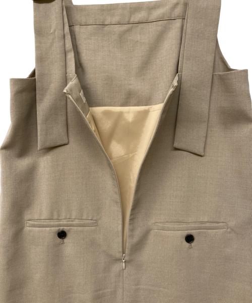 LOUNIE（ルーニー）LOUNIE (ルーニー) ジャンパースカート ベージュ サイズ:36の古着・服飾アイテム