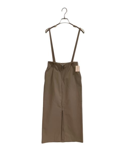 stola.（ストラ）stola. (ストラ) ショルダーストラップ付タイトスカート ベージュ サイズ:34 未使用品の古着・服飾アイテム