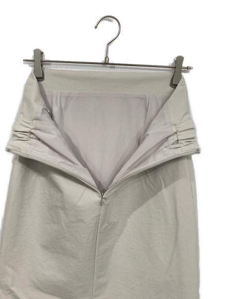 LOUNIE（ルーニー）LOUNIE (ルーニー) シアーアクセントタイトスカート ベージュ サイズ:36の古着・服飾アイテム