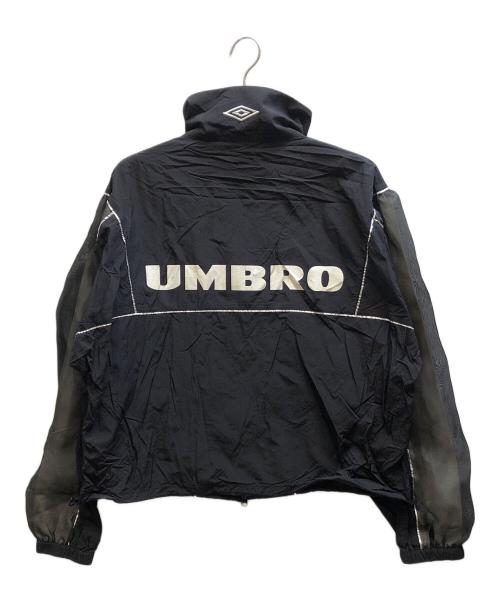 UMBRO（アンブロ）UMBRO (アンブロ) ROSE BUD (ローズバッド) ORGANZA SLEEVE NYLON JACKET/601-5121008 ブラック サイズ:Freeの古着・服飾アイテム