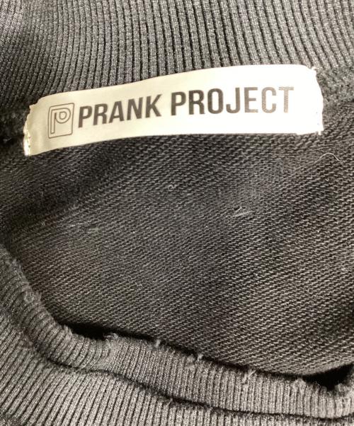 PRANK PROJECT（プランクプロジェクト）PRANK PROJECT (プランクプロジェクト) ダブルジップクラッシュスウェット ブラック サイズ:Freeの古着・服飾アイテム