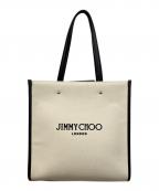 JIMMY CHOOジミーチュウ）の古着「N/S TOTE トートバッグ」｜アイボリー