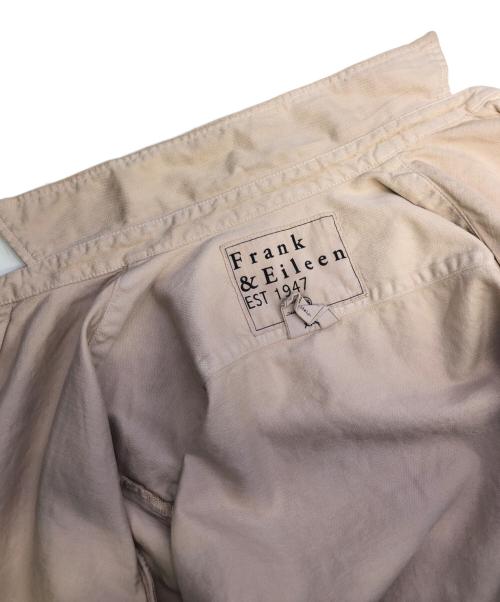 Frank&Eileen（フランクアンドアイリーン）Frank&Eileen (フランクアンドアイリーン) Eileen/SNCD /ダメージ加工長袖シャツ ベージュ サイズ:XXSの古着・服飾アイテム