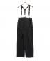 Curensology（カレンソロジー）の古着「サスペンダーパンツ」｜ブラック