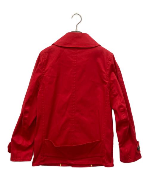 DSQUARED2（ディースクエアード）DSQUARED2 (ディースクエアード) ステンカラーコート レッド サイズ:38の古着・服飾アイテム
