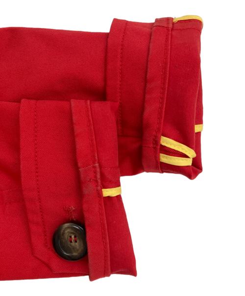 DSQUARED2（ディースクエアード）DSQUARED2 (ディースクエアード) ステンカラーコート レッド サイズ:38の古着・服飾アイテム