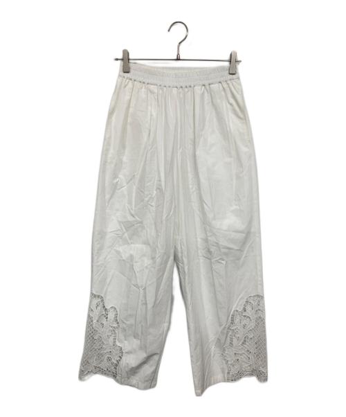 BARNYARDSTORM（バンヤードストーム）BARNYARDSTORM (バンヤードストーム) レースタフタパンツ ホワイト サイズ:Fの古着・服飾アイテム