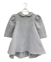 Bluelea（ブルレア）の古着「ジャガードブラウス」｜グレー