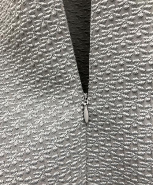 Bluelea（ブルレア）BLUELEA (ブルレア) ジャガードブラウス グレー サイズ:Fの古着・服飾アイテム