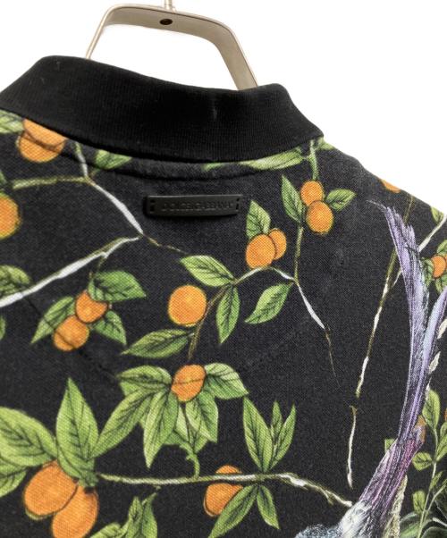 DOLCE & GABBANA（ドルチェ＆ガッバーナ）DOLCE & GABBANA (ドルチェ＆ガッバーナ) 総柄ポロシャツ ブラック サイズ:44の古着・服飾アイテム
