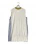 MM6 Maison Margiela (エムエムシックスメゾンマルジェラ) ノースリーブニットワンピース オリーブ×グレー×アイボリー サイズ:S：5000円