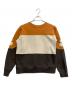 ISABEL MARANT ETOILE (イザベルマランエトワール) ロゴスウェット オレンジ×ブラウン サイズ:38：5000円