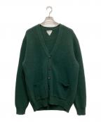 BOTTEGA VENETAボッテガベネタ）の古着「V-neck Rib-knitted カーディガン」｜グリーン