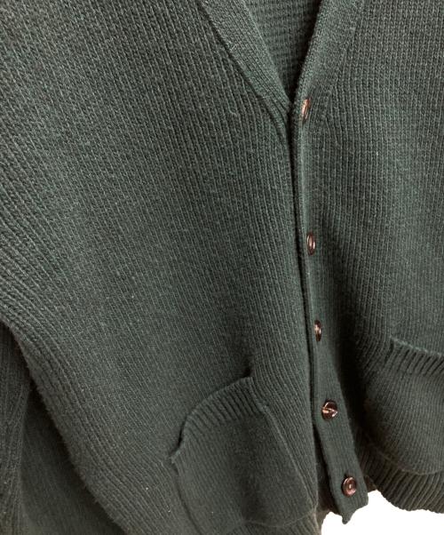 BOTTEGA VENETA（ボッテガベネタ）BOTTEGA VENETA (ボッテガベネタ) V-neck Rib-knitted カーディガン グリーン サイズ:Lの古着・服飾アイテム