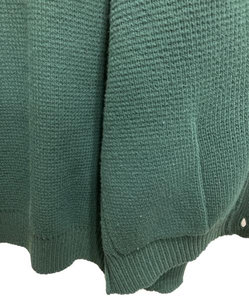 BOTTEGA VENETA（ボッテガベネタ）BOTTEGA VENETA (ボッテガベネタ) V-neck Rib-knitted カーディガン グリーン サイズ:Lの古着・服飾アイテム
