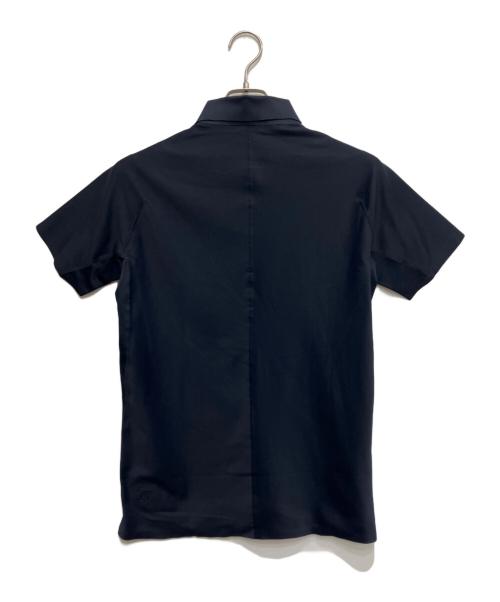 DESCENTE ALLTERRAIN（デザイント オルテライン）DESCENTE ALLTERRAIN (デザイント オルテライン) シームレスポロシャツ ネイビー サイズ:Sの古着・服飾アイテム