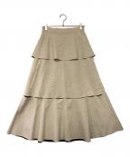 ADOREアドーア）の古着「ドライハイブリッドスカート」｜ベージュ