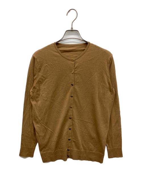 MUSE de Deuxieme Classe（ミューズ ドゥーズィエム クラス）MUSE de Deuxieme Classe (ミューズ ドゥーズィエム クラス) FF grace クルーネックカーディガン ベージュ サイズ:38の古着・服飾アイテム