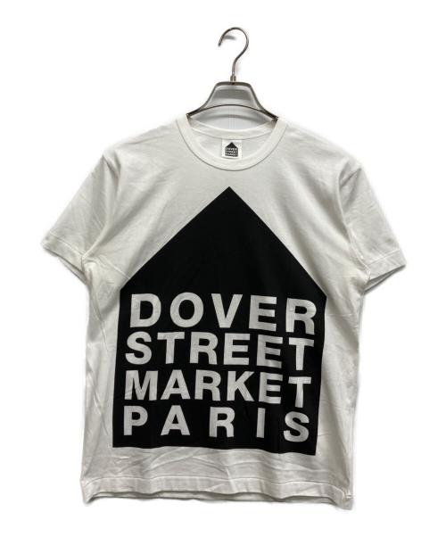 DOVER STREET MARKET（ドーバー ストリート マーケット）DOVER STREET MARKET (ドーバー ストリート マーケット) DSM PARIS COTTON JERSEY TEE 2 ホワイト サイズ:L 未使用品の古着・服飾アイテム